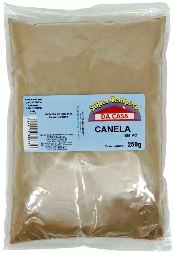 Canela em pó